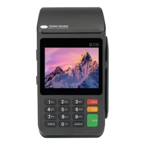 دستگاه کارتخوان   D230 برند توسن تکنو مدل با یک سال گارانتی و فعال سازی رایگان